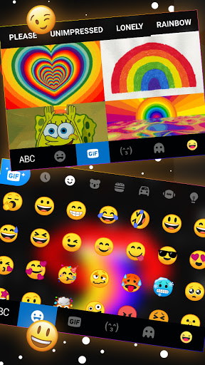 Rainbow Lips Keyboard Backgrou Screenshot 4 - AppWisp.com