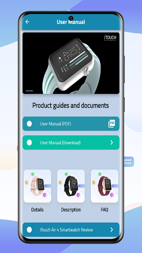 iTouch Air 4 Smart watch Guide Screen 3