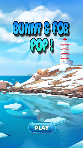Android application Bunny & Fox Pop Bubble Shooter screenshort