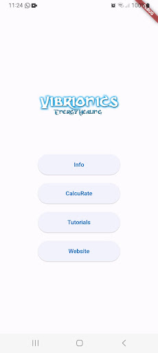 Android application Vibronics | Energy Healing screenshort
