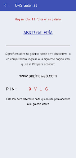 DRS Galerías Screen 3