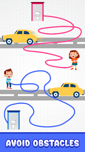 Toilet Rush: Pull the Pin Game Screen 3