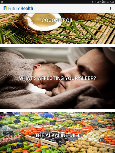 Android application FutureHealth screenshort