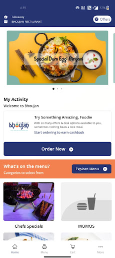 Android application Bhoujan screenshort