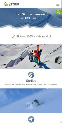 Android application Skitour - Ski de randonnée screenshort