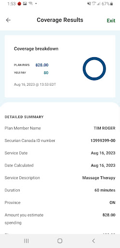 Android application Student Health Portal screenshort