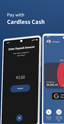 Android application Omni WALLET screenshort