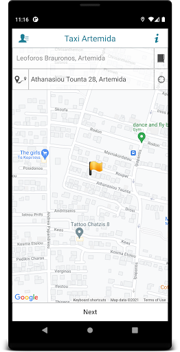 Taxi Artemida Screen 3