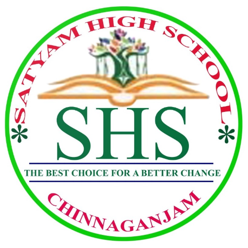 Satyam High School,Chinaganjam logo