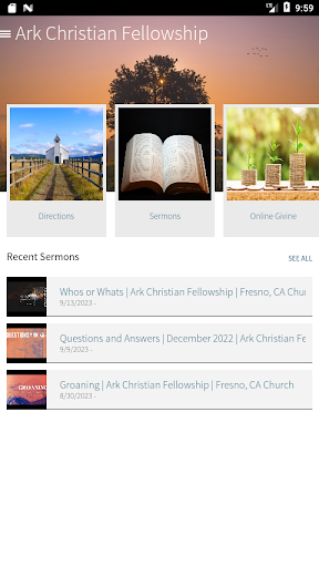 Android application Ark Christian Fellowship screenshort