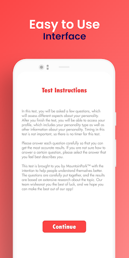 Personality Test - 16 Types Screen 3