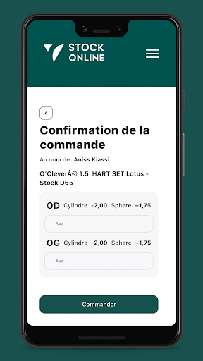 Optovision - Stock Online Screen 3