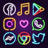 Neon Launcher App: Cool Launcher Themes icon