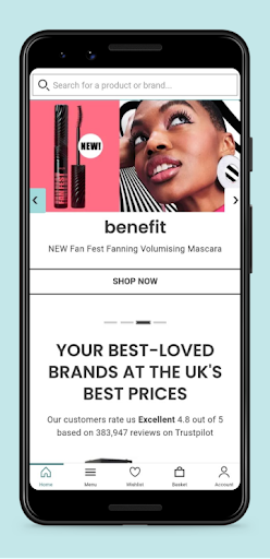 Android application allbeauty: Beauty & Fragrance screenshort