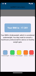 BMI calculator