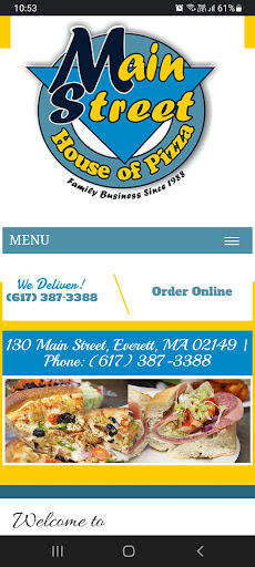 Main Street House of Pizza Screen 3