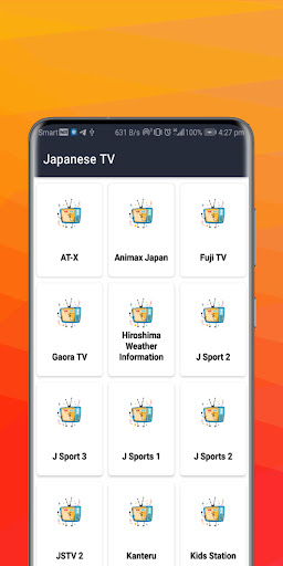 Android application Japanese TV - 日本のテレビ screenshort