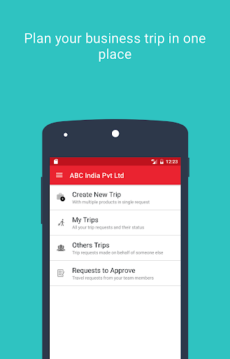 Android application Yatra for Business: Corporate screenshort