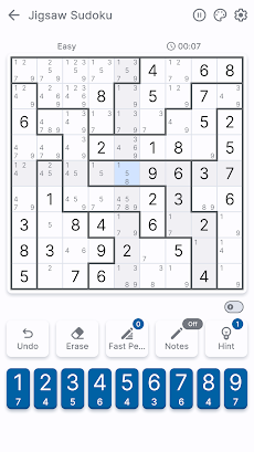 Jigsaw Sudokuのおすすめ画像2