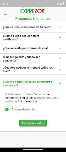 Fletes Exprezo Screen 2
