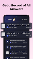screenshot of AI Homework - Math Helper