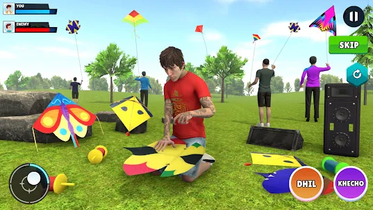 Kite Flying Basant Kite Games