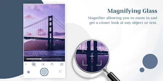 Magnifier Glass And Flashlight