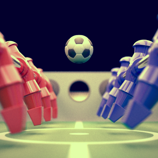 Two Players Foosball Game logo