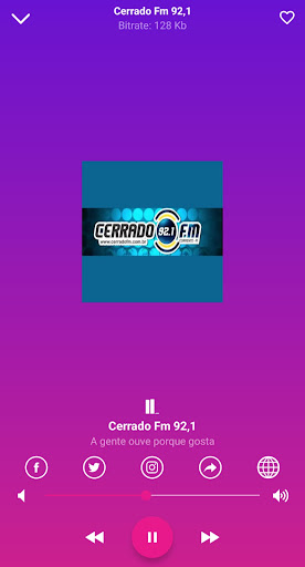 Android application Rádio Fm Corrente Piauí screenshort