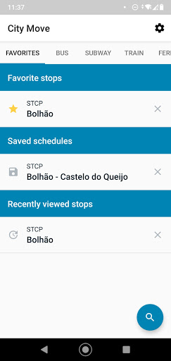 Android application City Move - Metro, Bus & Train screenshort