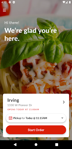 Angelos Pizza & Spaghetti Screen 2