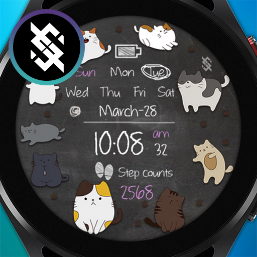 BFF44 - Blackboard Art Cats logo
