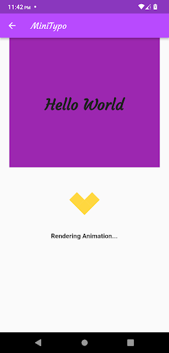 MiniTypo -Text Animation Maker Screen 3