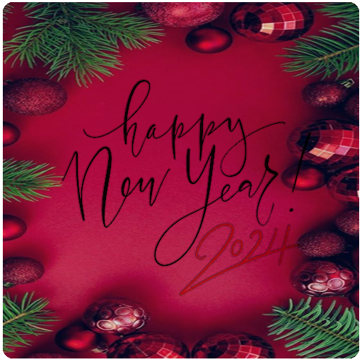 Christmas and Happy New Year logo