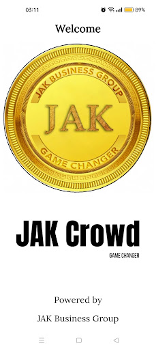 Android application JAK Crowd screenshort