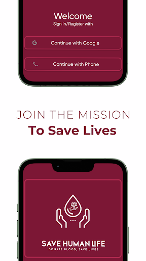 Save Human Life Blood Donation Screen 2