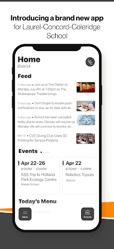 Android application LCC School screenshort
