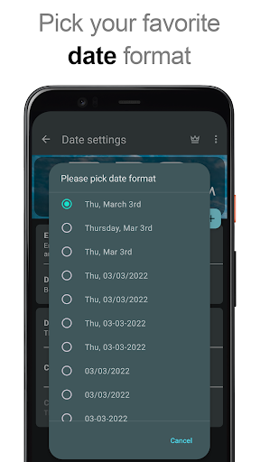 Screenshot of DIGI Clock Widget
