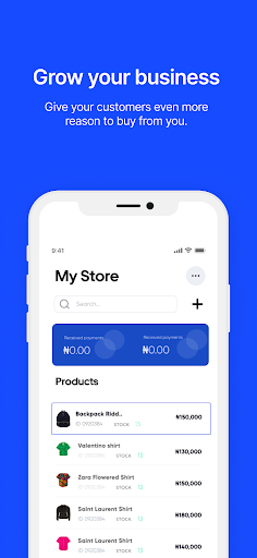 Odiopay Seller App Screen 3