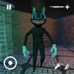 Haunted Forest Cartoon Cat 3D icon