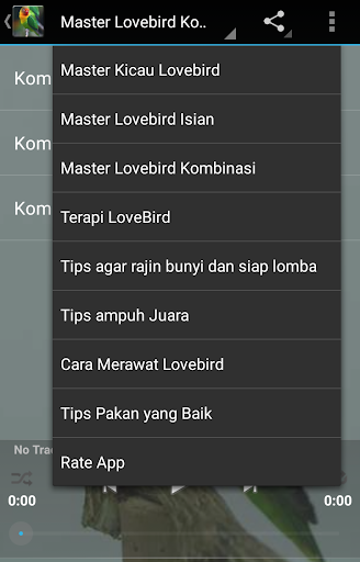 Master Kicau Lovebird
