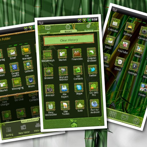 Приложения В Google Play – Bamboo GO Launcher EX Theme
