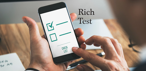 Android application rich test screenshort
