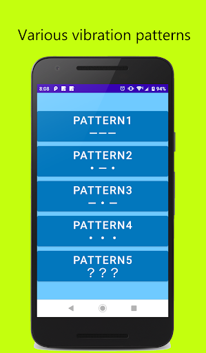 Android application Strongest Vibrator screenshort