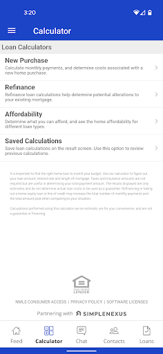 Honor Home Loans Screen 2
