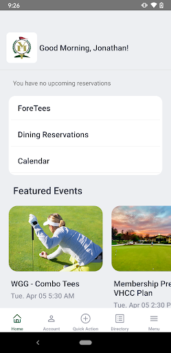 Valley Hi Country Club Screen 2