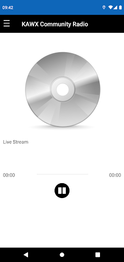 Android application KAWX Radio screenshort