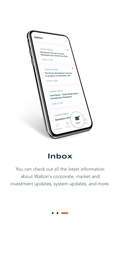Walton Client Application Screen 3