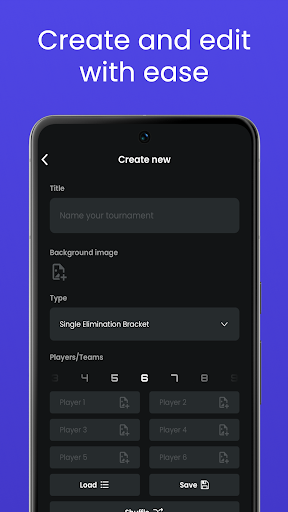 Screenshot of Tourney - Tournament Maker App