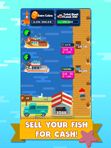 Idle Fishing Story - Simulation - games